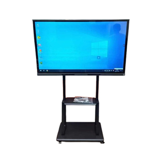 Monitor de pantalla LCD multitáctil de 55-65 pulgadas, panel plano interactivo con interfaz USB HDMI infrarroja para educación - Product Image 1