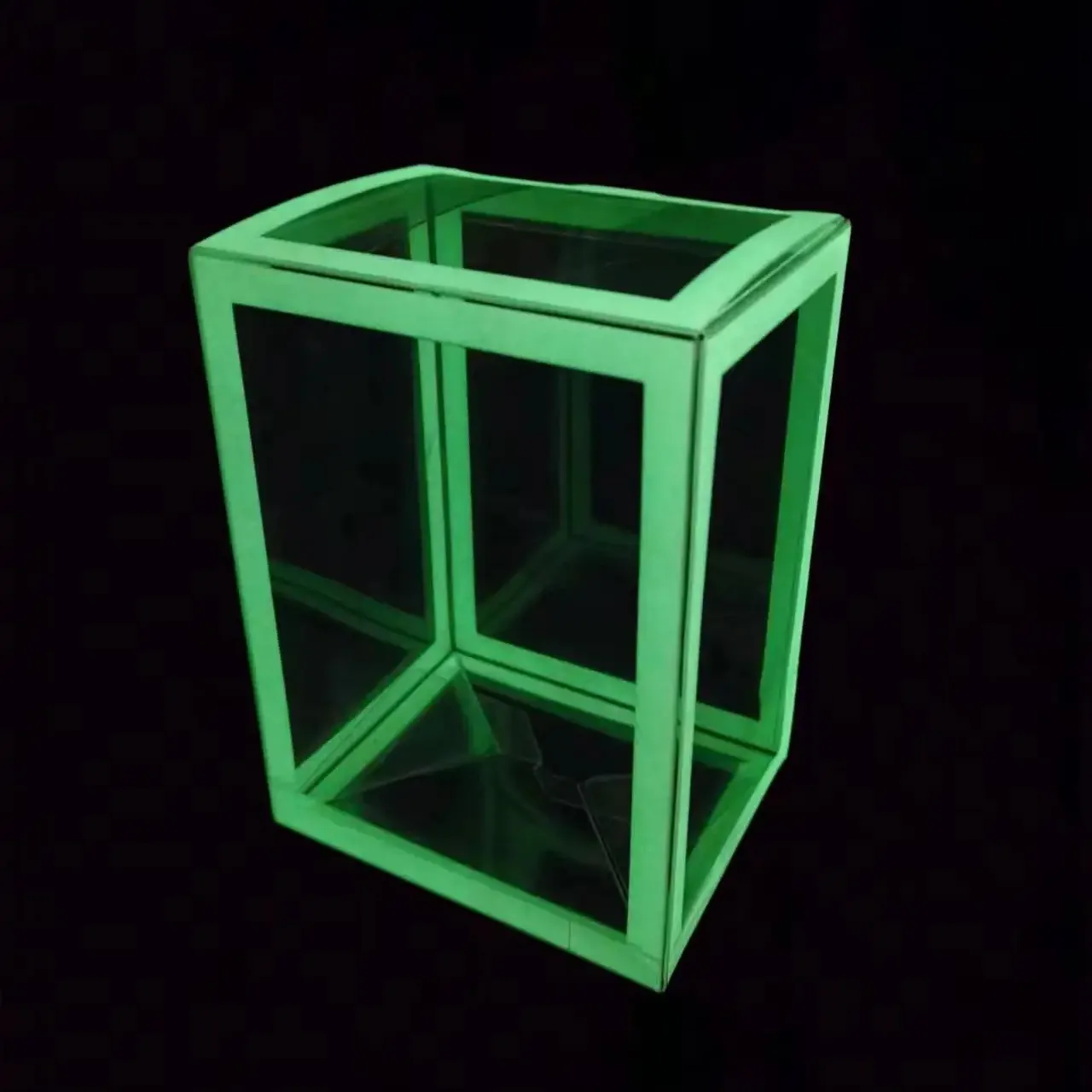 Caja de plástico transparente PET con logotipo en relieve personalizado, cajas de protección de juguetes funko de 4 pulgadas, caja de juguetes pop que brilla en la oscuridad