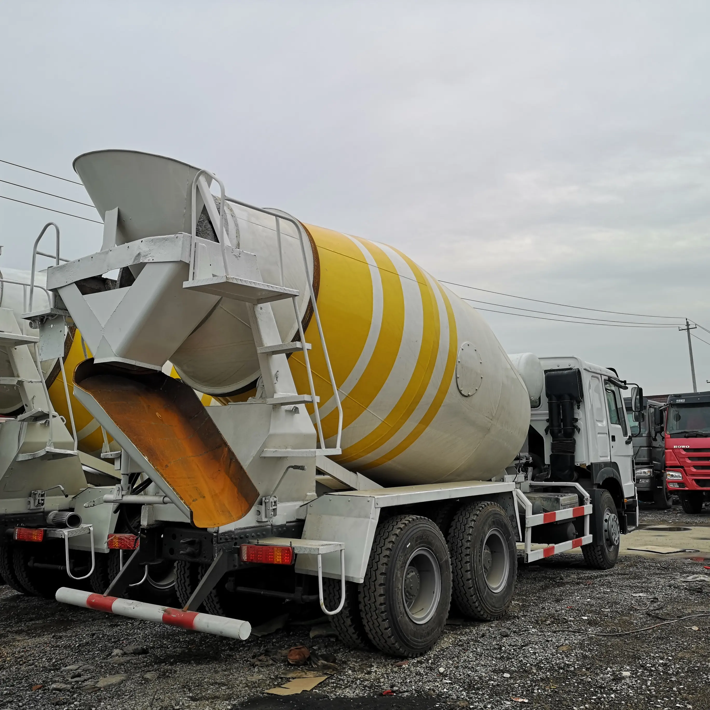 Camión mezclador de cemento, camión, 6x4