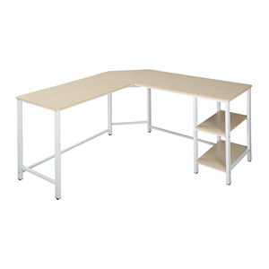 Escritorio de ordenador en forma de L Ahorro de espacio Fácil montaje Estaciones de trabajo de oficina escritorios mesas escritorios de estudio muebles - Product Image 4