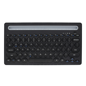 Teclado inalámbrico para tableta, soporte para ranura para teléfono, teclado de carga inalámbrico, teclado inalámbrico de oficina, 2, 2, 2 - Product Image 1