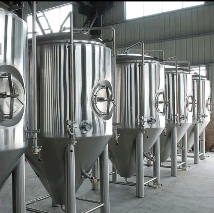 1000L beer brewery wine fermentation tank wine stainless steel fermenter conical beer fermentation tank
