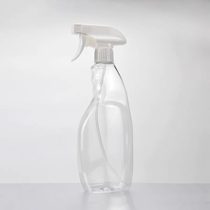 18 Unzen klar 500ml leerer Abzug Sprüh flasche für Haustier flaschen zum Waschen von Fenstern Flüssiges Auto-Reinigungs mittel Reiniger