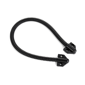 Off-The-Shelf Slimme Deurslot Zwarte Roestvrijstalen Deurlus Blootgestelde Kabels Beschermen Gepantserde Deurlus - Product Image 1