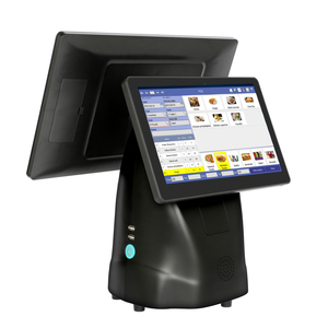15.6 Inch Dual Screen <strong>Android</strong> <strong>POS</strong> Terminal for Restaurant Supermarket Hospitality <strong>POS</strong> System Cash Register System for Efficient