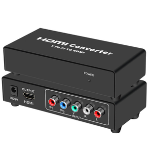 ตัวแปลงสัญญาณ HDMI แบบ RCA RGB คอมโพเนนต์รองรับวิดีโอ HD สำหรับ DVD PSP XBOX PS2ไปยังจอภาพ HDTV และโปรเจคเตอร์