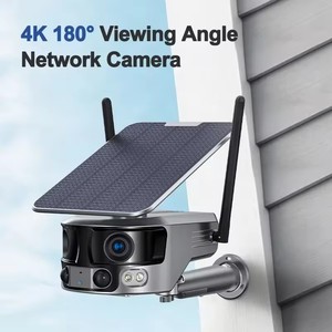 กล้องเลนส์คู่4K 8MP เลนส์คู่มุมมองกว้างพิเศษกล้องเลนส์คู่ IP Wi-Fi 4G PTZ กล้องเลนส์คู่4K พร้อมแผงโซลาร์เซลล์ - Product Image 5