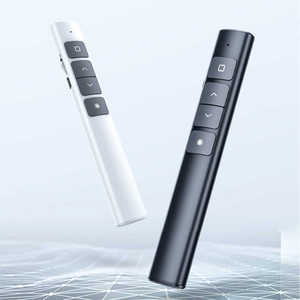 2.4 GHz presentatore Wireless con puntatori rossi penna PPT Clicker USB RF puntatore a telecomando ricaricabile - Product Image 6
