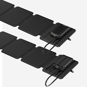 Panel de carga Solar portátil multifuncional para exteriores, dispositivo de salida Powerbank plegable de 10000mAh, herramienta de Camping - Product Image 5