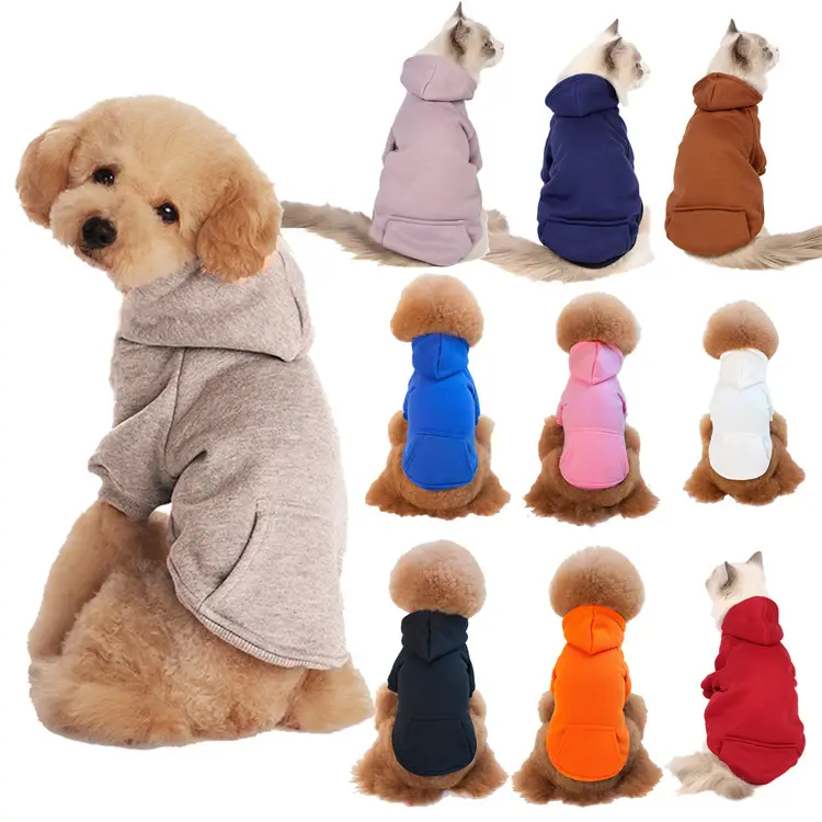 Cane di animale domestico Con Cappuccio per Cani di Piccola Taglia Autunno Cucciolo Rifornisce Chihuahua Vestiti Giacca Cappotto Caldo per Gli Animali Domestici