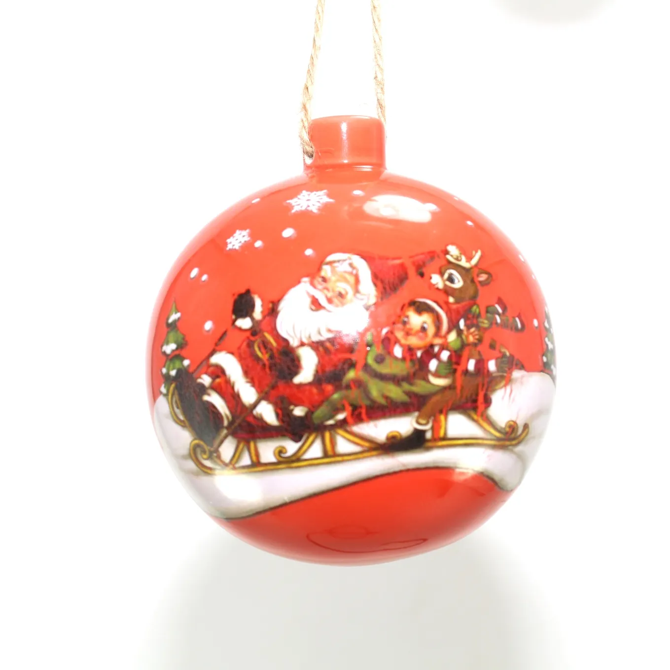 Xmas Decor Bauble Palline Natale Christmas Tree Ornament Hanging Ceramic Ball