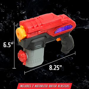 CPS Songkran <strong>Fast</strong> Closing Battery Operated Electric Super Water Squirt <strong>Blaster</strong> Gun with 300cc 26Ft Shooting Range with Light - Product Image 2