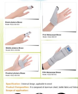 OEM ODM fourniture postopératoire réduire la douleur Fracture doigt soutien phalange moyenne orthèse - Product Image 6
