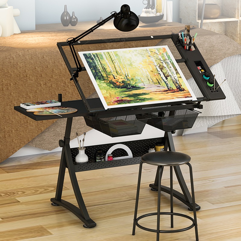 Drawing table glass (table lamp)