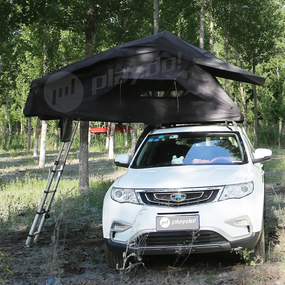 Cina OEM tetto tenda glamping copertura IN PVC pickup jeep alluminio soft shell roof top tenda