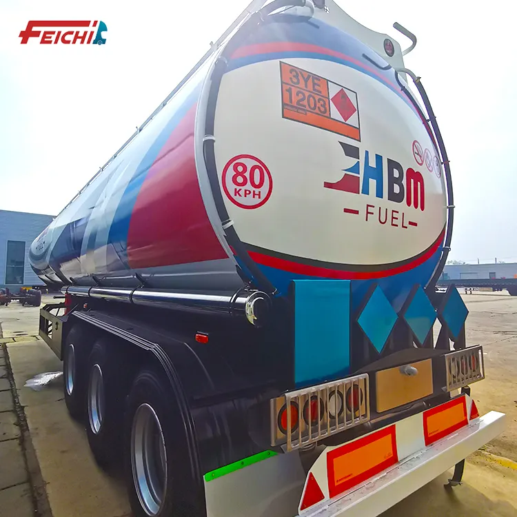 Hợp kim nhôm DIESEL Xăng xăng dầu ăn được dầu Giao thông vận tải Tank nhiên liệu tàu chở xe tải Trailer bán