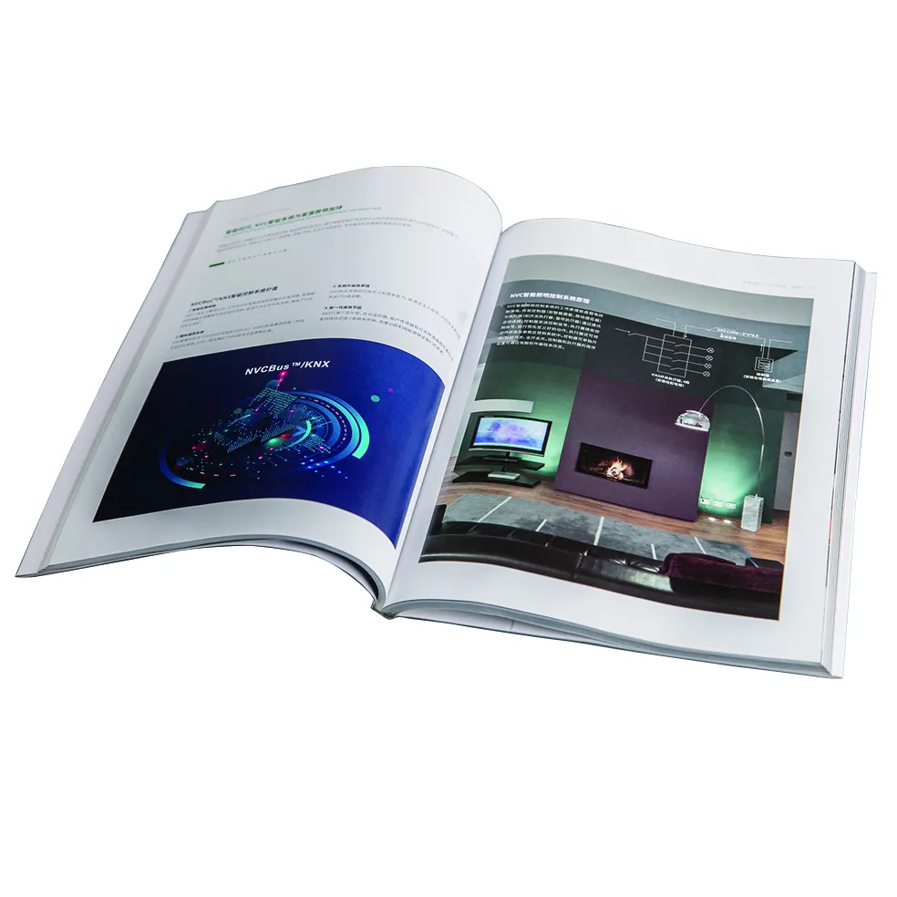 Impression de brochures en couleur personnalisée Produit général Aanual Book Printing Perfect