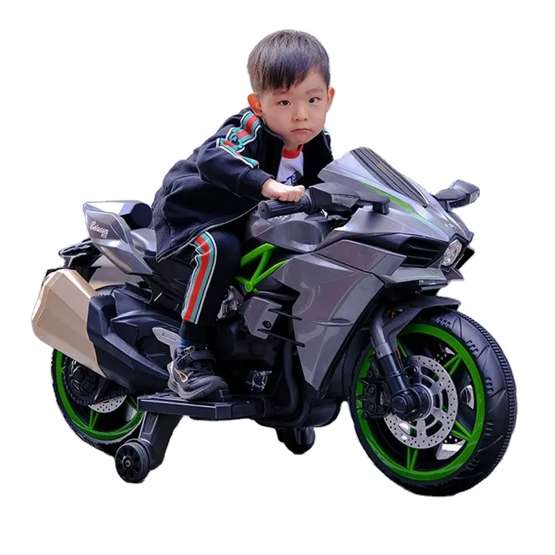 Auto giocattolo a tre ruote ricaricabile per bambini moto elettrica per bambini