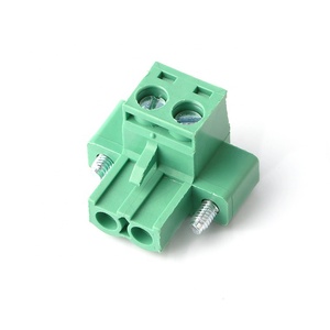 5.08mmコネクタグリーンプラガブル端子台2ピンプラグイン端子台 - Product Image 1