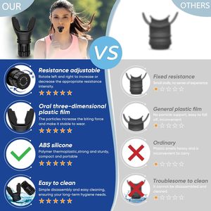 Food Grade Silicone Adjustable Compact Lung Exercise Device Inhale Respiratory <strong>Trainer</strong> Breath <strong>Trainer</strong> - Product Image 4