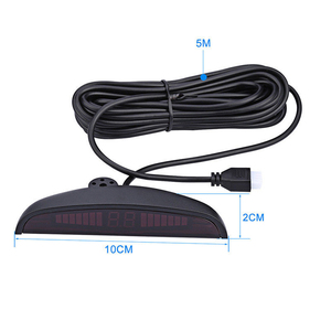 Sensor de estacionamiento automático, Kit de pantalla LED, Radar de estacionamiento automático con 4 sensores, sistema de detección de Monitor de marcha atrás - Product Image 5