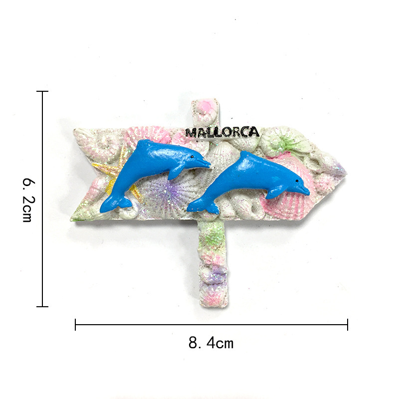 Señales de tráfico coloridas de Mallorca
