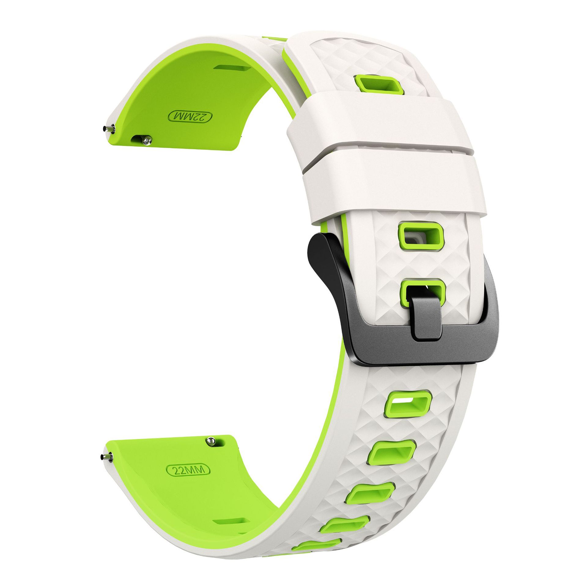 White+Fluorescent green