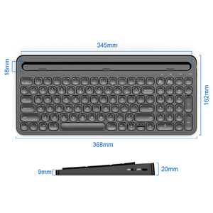 Best Quality Wireless <strong>bluetooth</strong> <strong>Keyboard</strong> for xiaomi Mi3 apple microsoft Pro ipad 2 3 4 mac Pc Ios Surface Tablet - Product Image 2