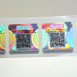 Personalizzazione moq bassa etichette con codici qr rimovibili condividi siti web/pagine di destinazione utilizzando codici QR su etichette e adesivi - Product Image 3