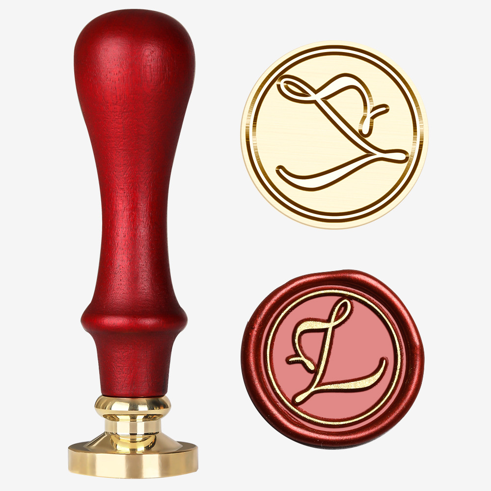 Single-stamp Korean-style Z (rosewood handle and stamp head)