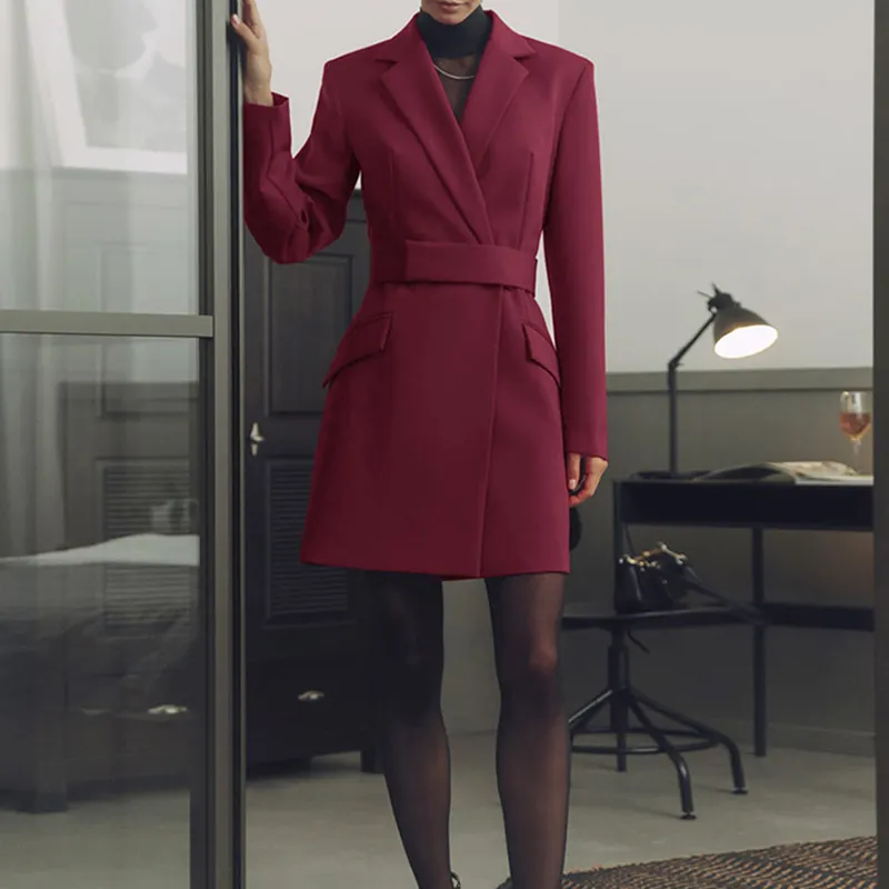 Blazers nuevos de otoño personalizados para mujer, chaqueta de mujer, conjuntos de 2 piezas para mujer, pantalón, traje clásico de negocios a medida 2024/