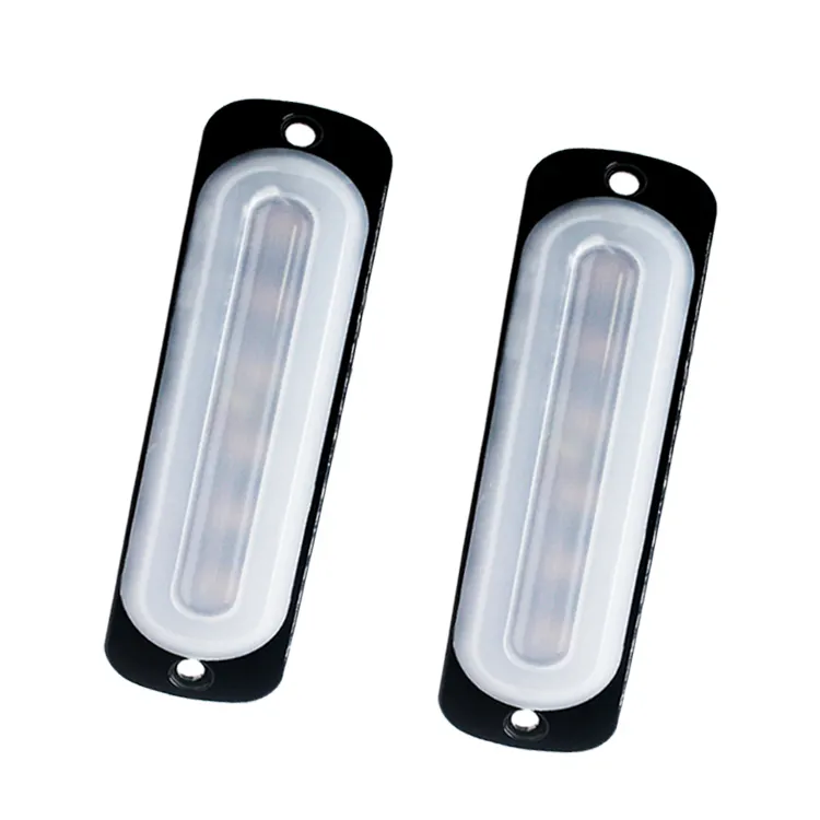 Luz LED de advertencia para remolque de coche, indicador de posición lateral y trasero de 24V, para autobús, camión, camión