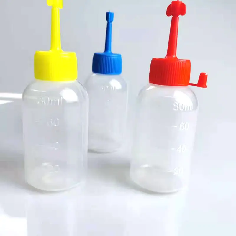 Bottiglia di sperma di plastica Non tossica di plastica 40ml 60ml 80ml 100ml Sow inseminazione artificiale AI Collection Bottles