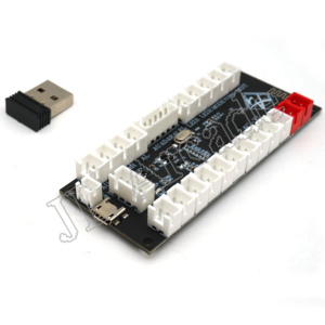 Нулевая задержка аркадная Кнопка джойстика контроллер DIY Kit USB и беспроводной кодировщик для ПК и т. д.-для монетоприемника аркадных игр - Product Image 5