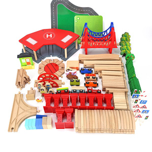 Commiki ชุด140ของเล่นประกอบตัวต่อเพื่อการศึกษาของเด็กรถไฟขบวนเล็กส่งตรงจากโรงงาน - Product Image 2