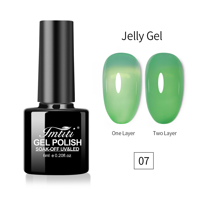 07# Gel de gelatina verde