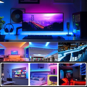 <strong>LED</strong> Colorful Light Strip 5050 RGB Addressable Decorative Ambient Light WS2811 16703 12V Low - voltage Running Water and Horse - Product Image 6