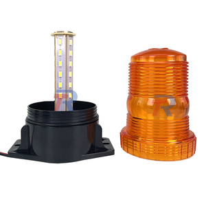 厂家直销迷你叉车闪光警告琥珀色发光二极管频闪信标灯12V 24V 80V 110V卡车旋转警示灯 - Product Image 5