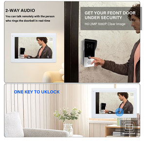El precio más barato, sistema de intercomunicación Wifi, luz blanca, compensación Led, juego de teléfono de intercomunicación, sistema de comunicación de intercomunicación de 4 cables