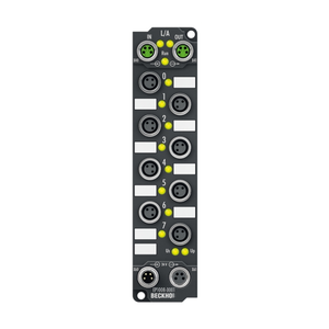 Caja EtherCAT P con entrada digital de 8 canales, 24 V CC, 3 ms, módulo M8 PLC, en stock y a buen precio - Product Image 1