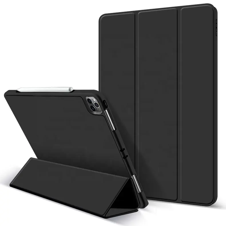 Housse de protection pour tablette mince porte-crayon magnétique coque magnétique intelligente en TPU pour iPad Air 5 Pro 11 10e génération 2022 Ultra