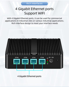 Yct Barebone Itx Motherboard In-tel J4125 Mini Case Pc Precio barato Caja Gaming Computer Portable Small Host Nvme Linux Laptops - Product Image 6