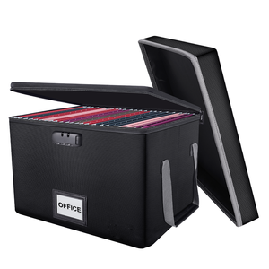 Caja de archivo ignífuga de gran capacidad suministrada de fábrica Cajas de almacenamiento plegables Productos de archivo - Product Image 2