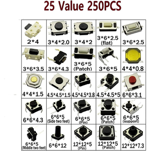 2x4 3x3 3x6 4x4 4.5x4.5 5.2x5 2 12x12 Mini Tactile <strong>Switch</strong> 2*4 3*3 3*6 4*4 4.5*4.5 5.2*5.2 6*6 12*12 mm DIP SMT Micro <strong>Switch</strong> Dip - Product Image 5