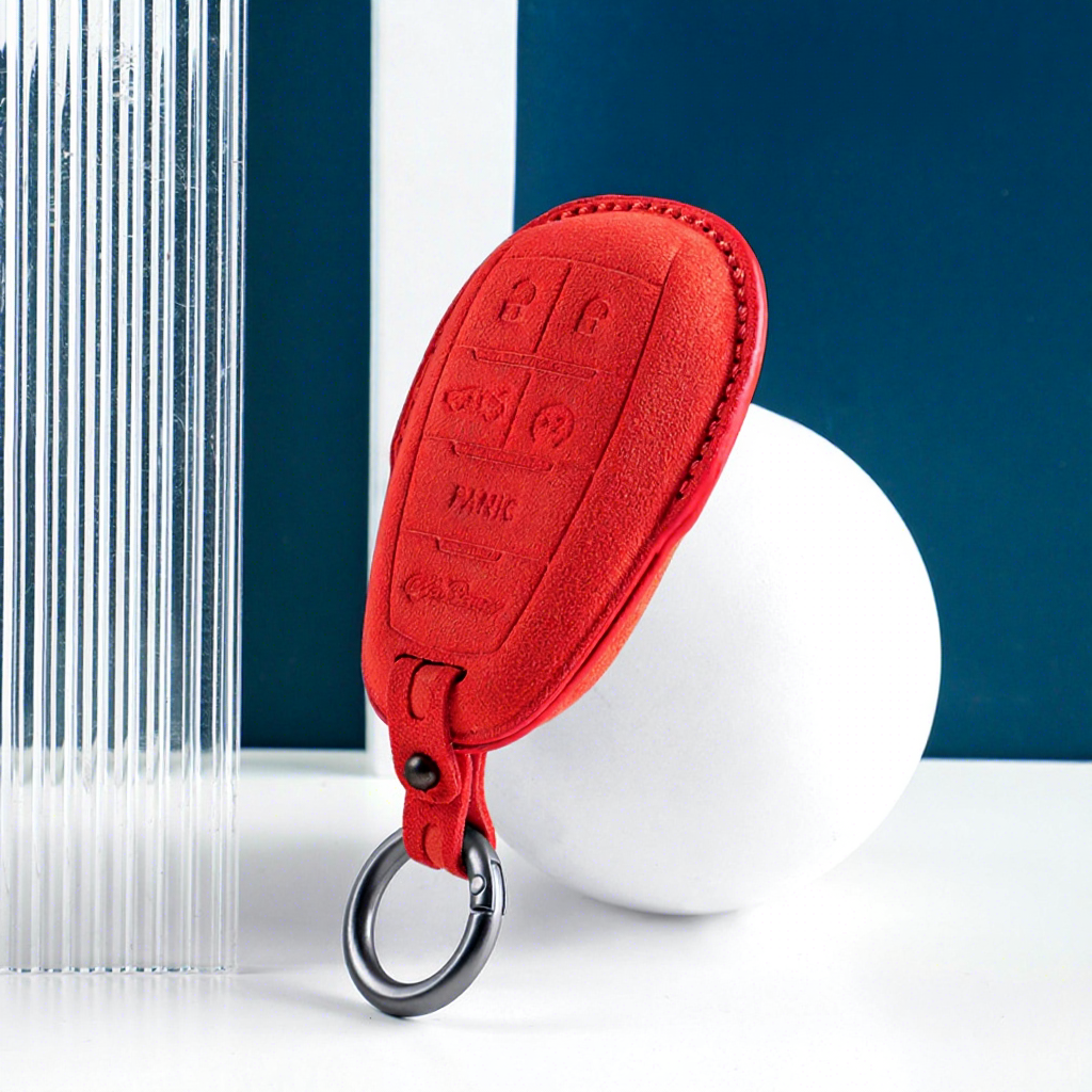 #4996 Rosso + cuciture rosse