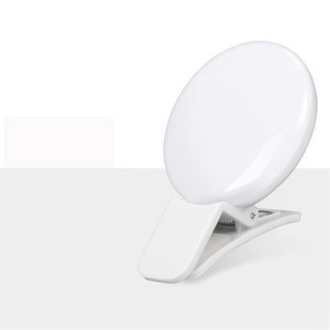 Profesyonel Mini Q cep telefonu halkası ışık parlaklık Selfie makyaj Video için ayarlanabilir kopça dolgu ışığı - Product Image 4