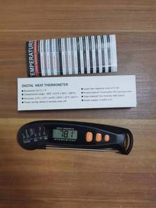 Termómetro digital para barbacoa y carne, resistente al agua, lectura instantánea, controlador de temperatura ABS, batería - Product Image 6