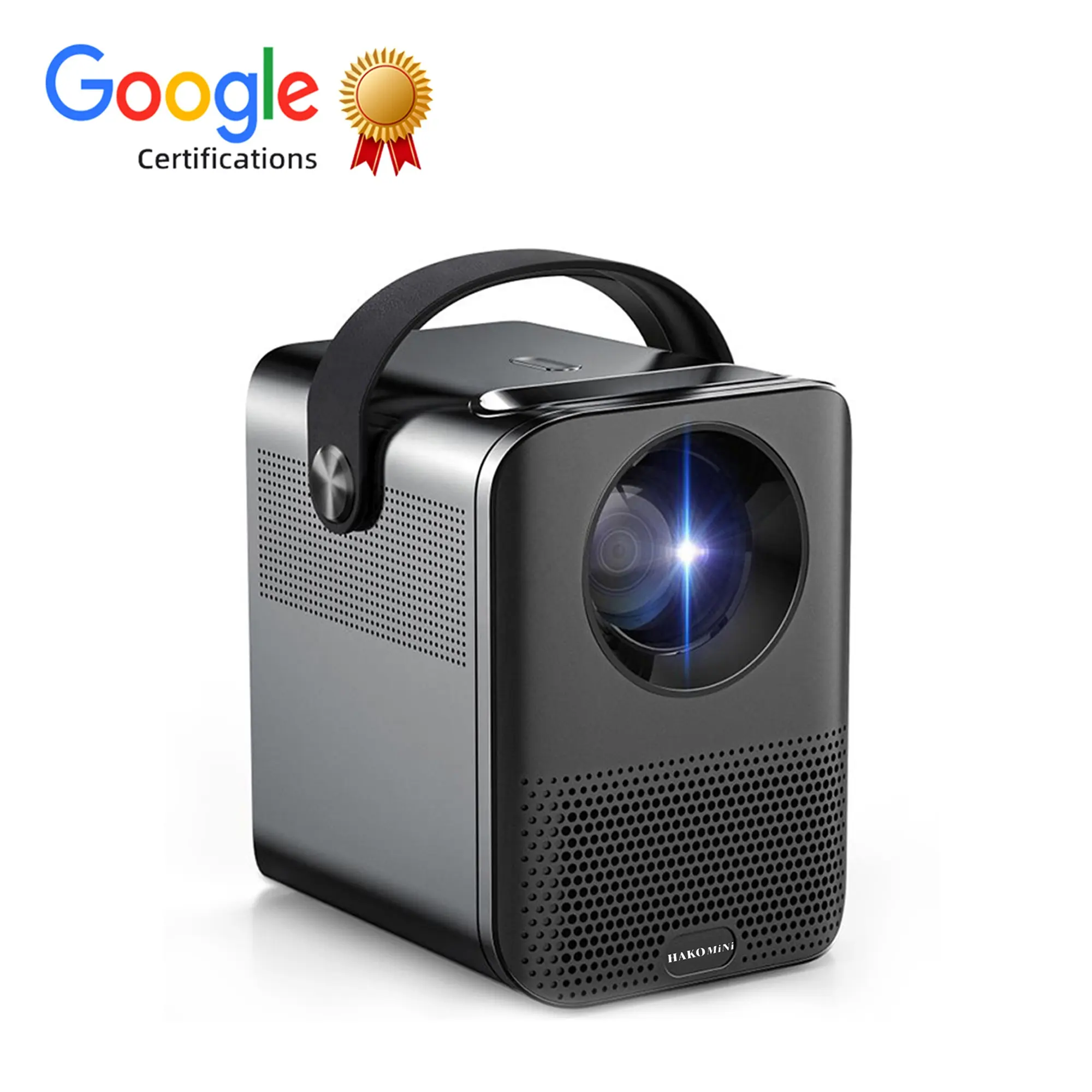 2022 Terbaru 4K 3D Android Pintar WIFI Pico Mini Saku Portabel LED DLP Proyektor Home Theater untuk Smartphone Tablet PC