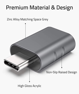 EONLINE USBC-USBアダプターSyntechオス-USB3.210GbpsメスアダプターforMacBook Pro 2021 for MacBook Air iPOd min - Product Image 2