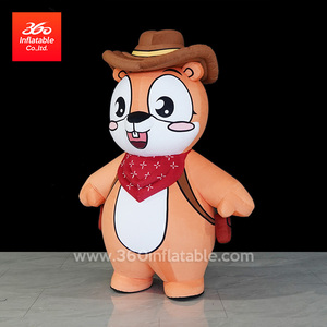 Trang Phục Hình Sóc Hoạt Hình Bơm Hơi Linh Vật Quảng Cáo Khổng Lồ Thiết Kế Theo Yêu Cầu Để Trang Trí - Product Image 2